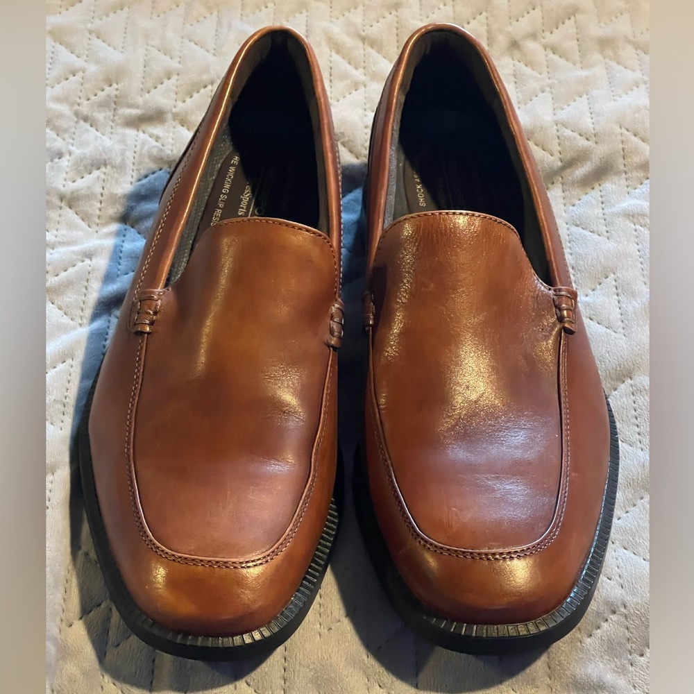 Rockport shoes men’s size 9 brown pre-owned condition